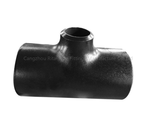 SGP DN1000 Czarna rura redukcyjna, stal węglowa SCH 10 Butt Weld Equal Tee