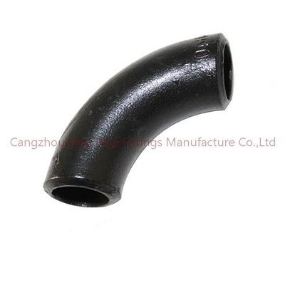 ANSI Black Carbon Steel A234WPB Bezszwowe spawane łączniki rurowe EN10253 Kolanko 3D