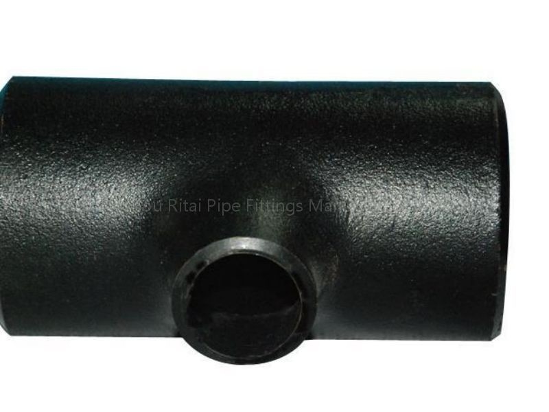 SGP DN1000 Czarna rura redukcyjna, stal węglowa SCH 10 Butt Weld Equal Tee